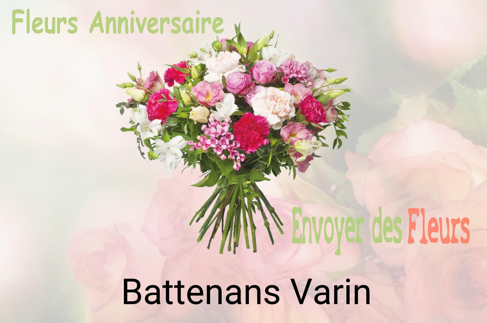 Bouquet de fleurs d’anniversaire livré à Battenans-Varin