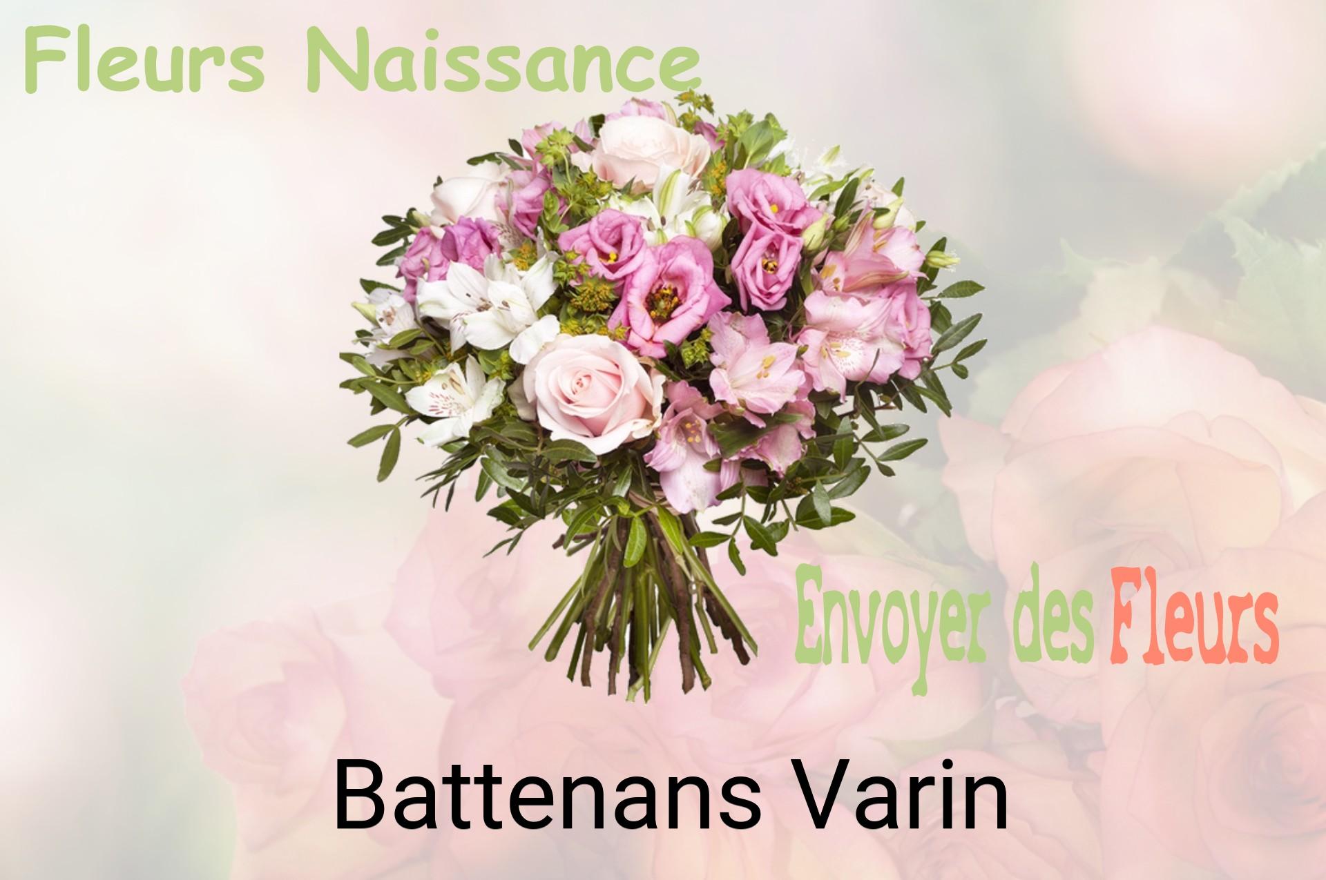 Bouquet de fleurs de naissance livré à Battenans-Varin
